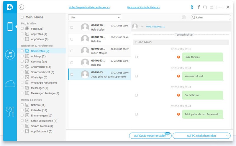 Wie man Facebook-Messenger-Nachrichten auf iOS speichert