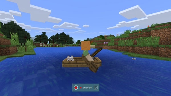 record Minecraft van iPhone