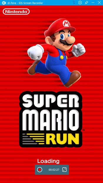 super mario run aufnehmen