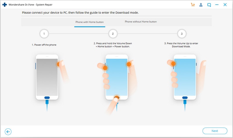 Eingefrorenes Samsung Phone - Reparatur im Download-Modus