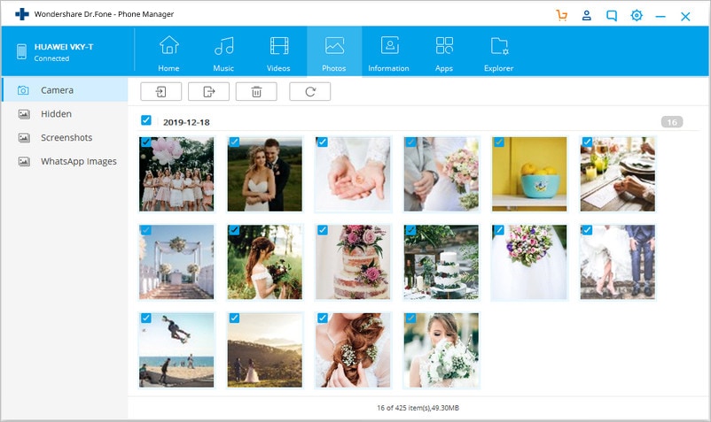 how to transfer photos from android to pc-preview the photos