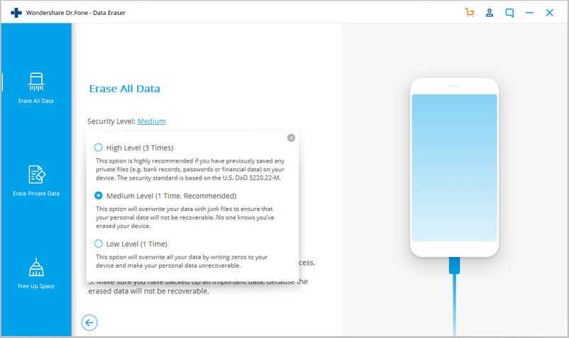 dr.fone data eraser ios