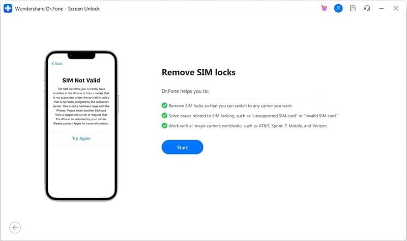 remove sim locks