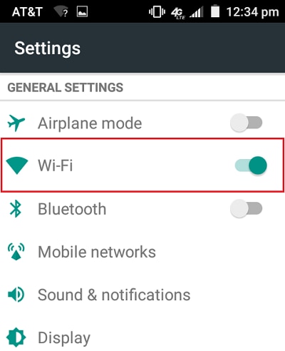 Conectividade WiFi do Android