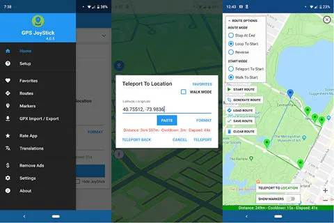 GPS Joystic zum Vortäuschen einer GPS-Position