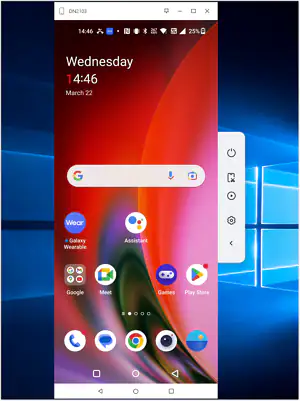 Utiliza el espejo de pantalla de Android