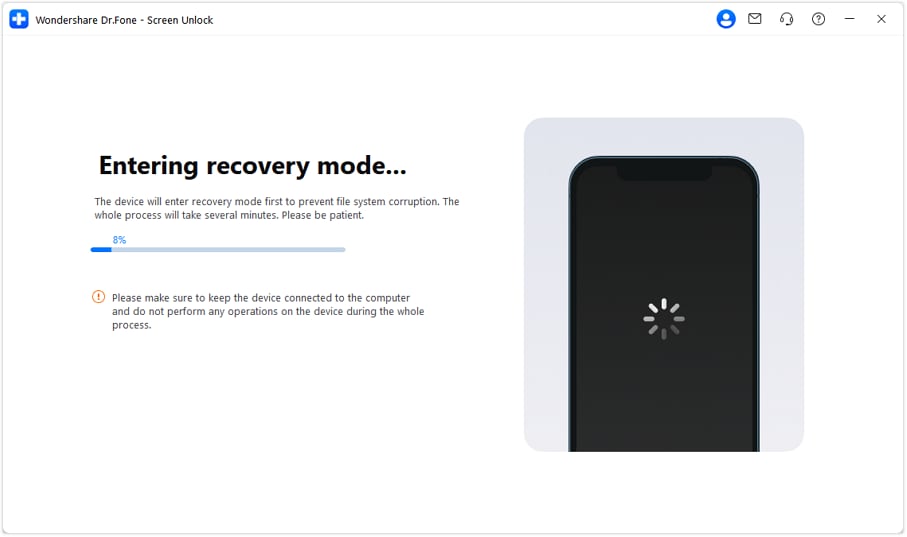 enter recovery mode
