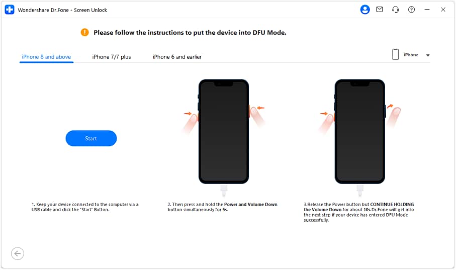 put ios in dfu mode