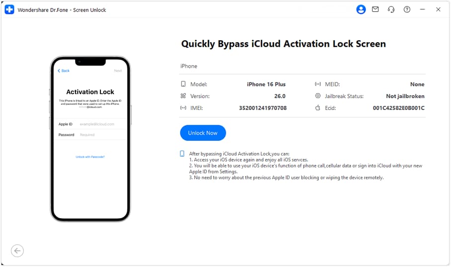 lead to bypass activation lock