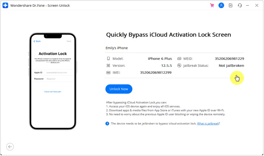 start activation lock unlock process
