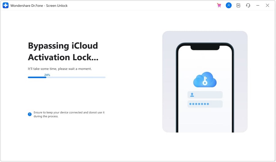 start remove the icloud activation lock