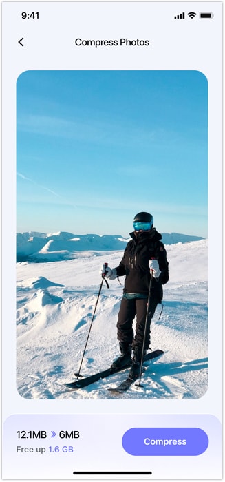 how to reduce photo file size on iphone