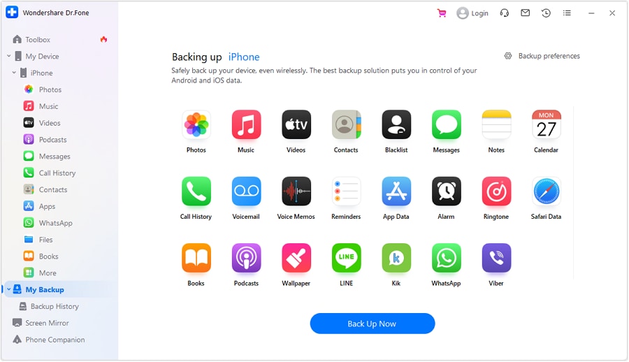 how to import iTunes backup data to iPhone XS (Max) selectively