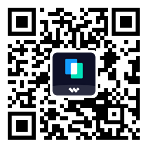 Código QR do app MobileTrans para Android