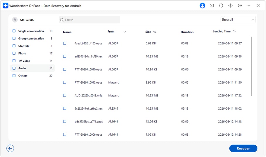 Preview WhatsApp Business audio and voice messages