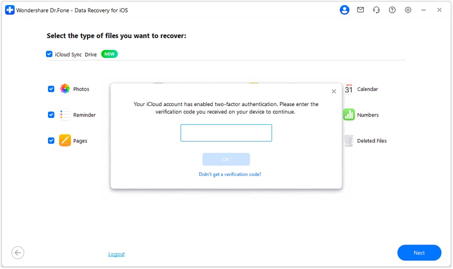 get the access to the iCloud drive