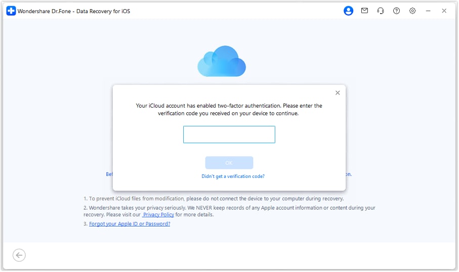 icloud two-factor authentication