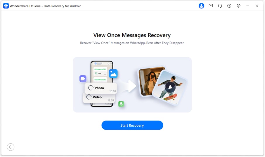 start the recovery process android