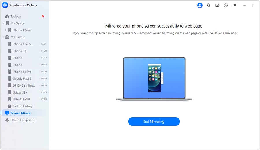 mirror iphone screen to pc with ios screen recorder