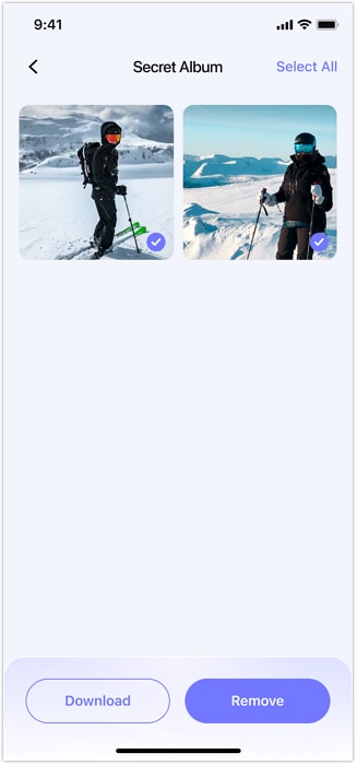 hiding videos on iphone