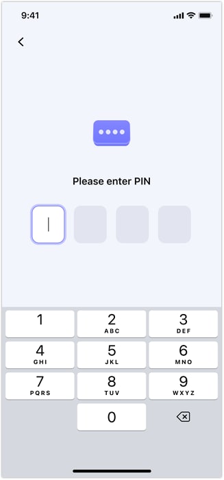 set pin for secret album