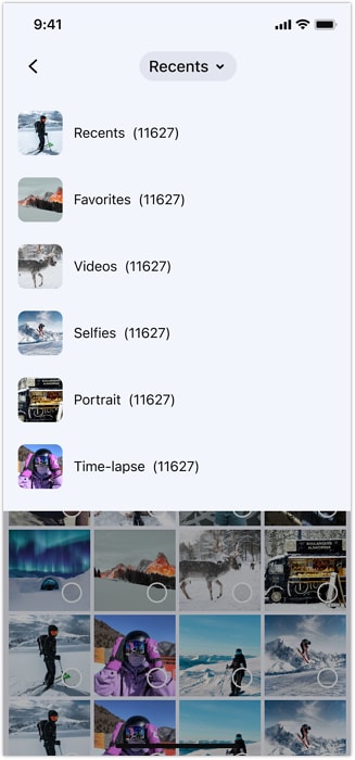 hide photos in iphone