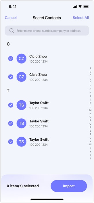 secret space on iphone