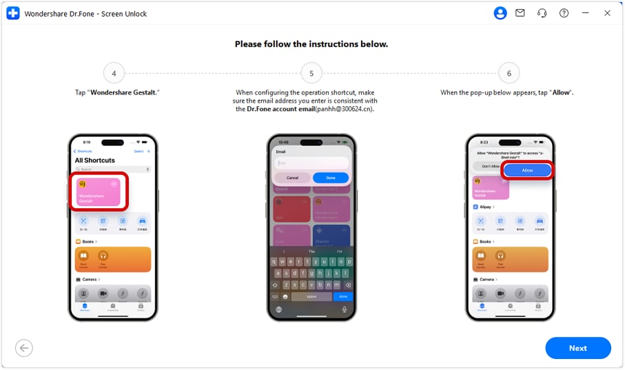 complete shortcut setup