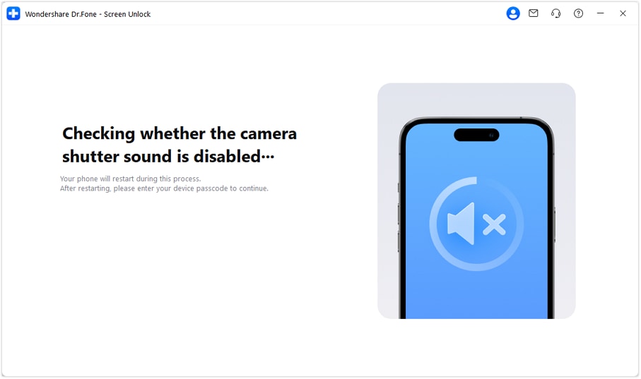 confirm camera sound removal