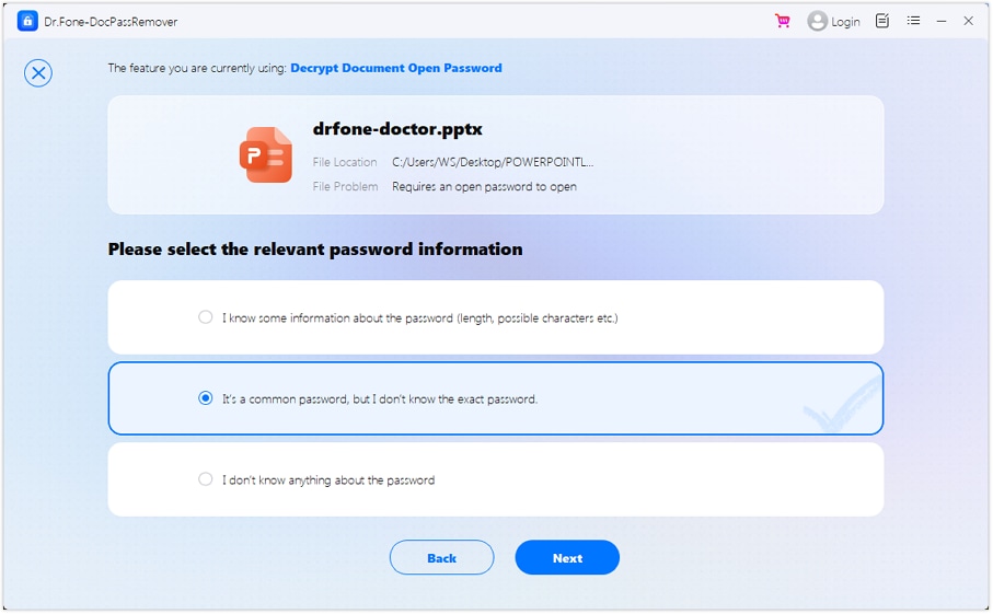 Choose the Option