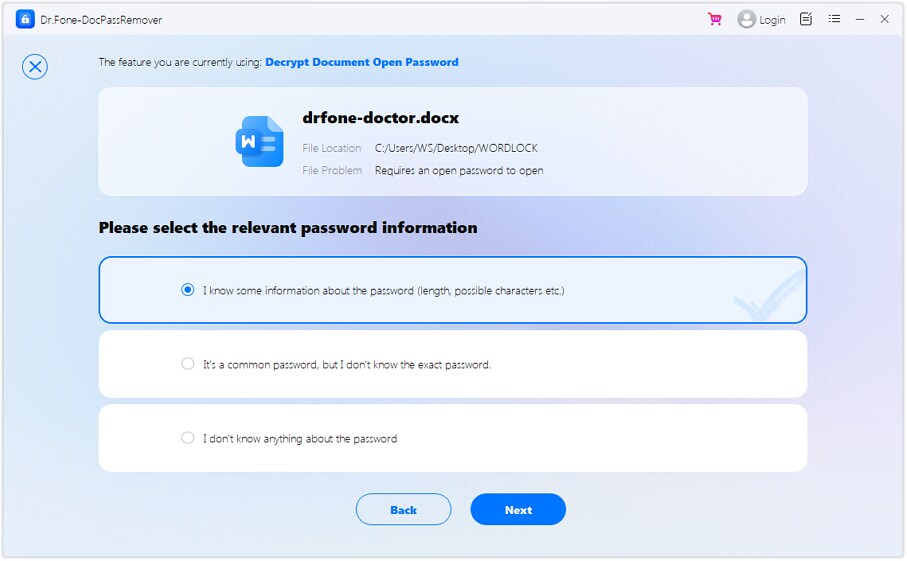 Choose the Option