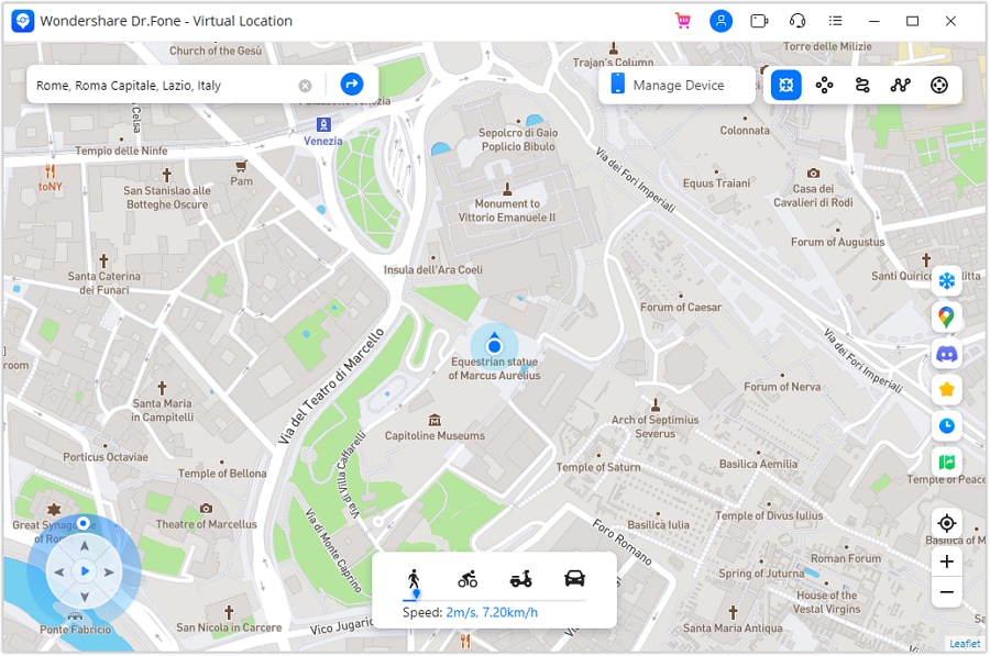 huawei location faked
