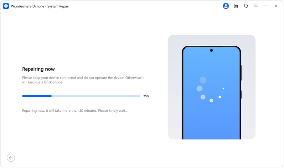 system repair in progress