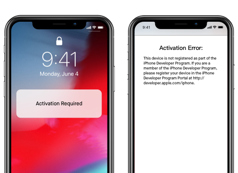 problema de iOS 12/iOS 13 beta - falla al activar