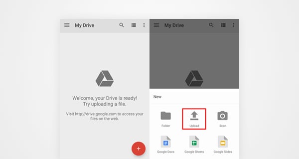transfer photos to new phone using google drive