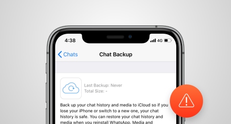 whatsapp chat backup antwortet nicht
