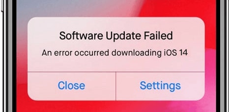 iOS 15 problem - software update fails