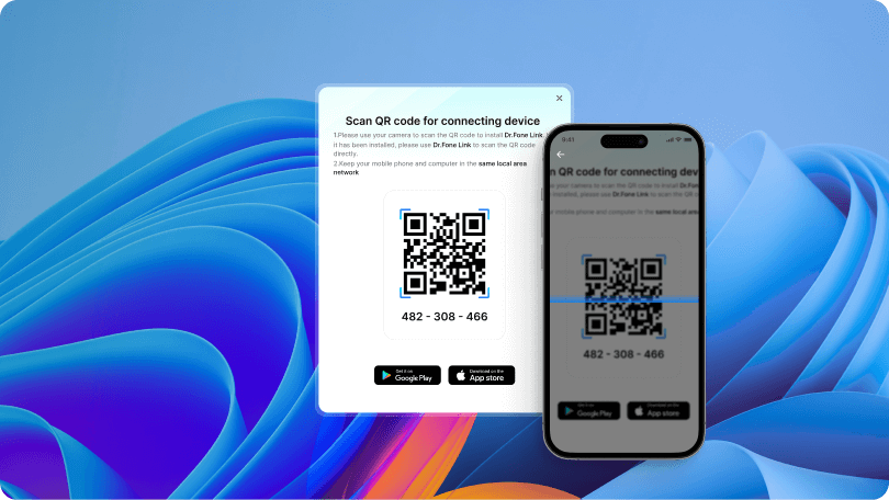 Scan the QR code to connect.