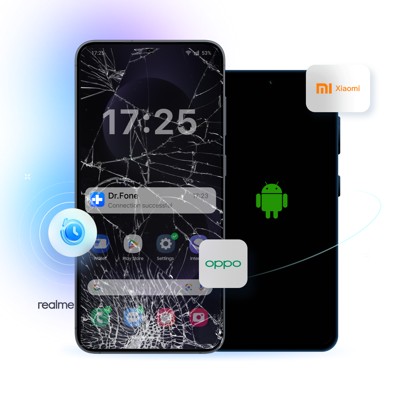 recuperar datos de un móvil Android roto con Dr.Fone