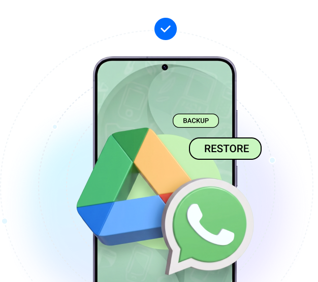 Recover WhatsApp data from Google Drive backup on Android