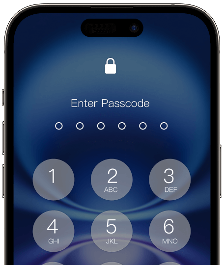 remove 6 digit passcode