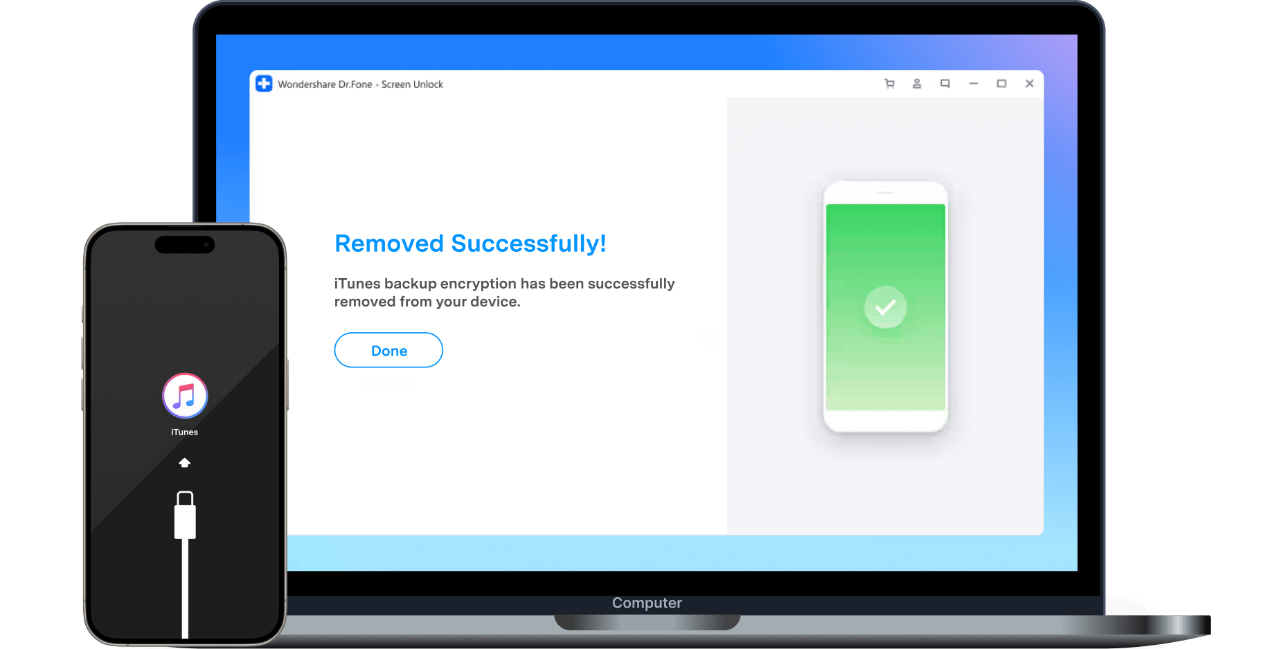 remove itunes backup encryption
