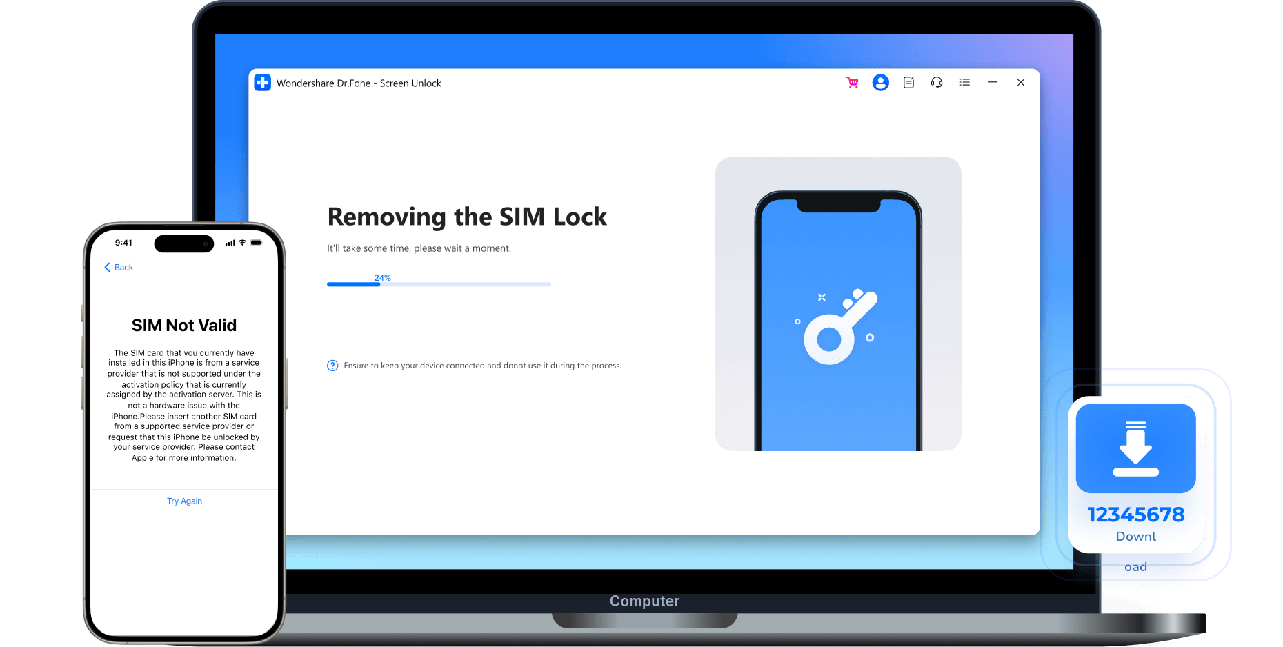 remove sim lock