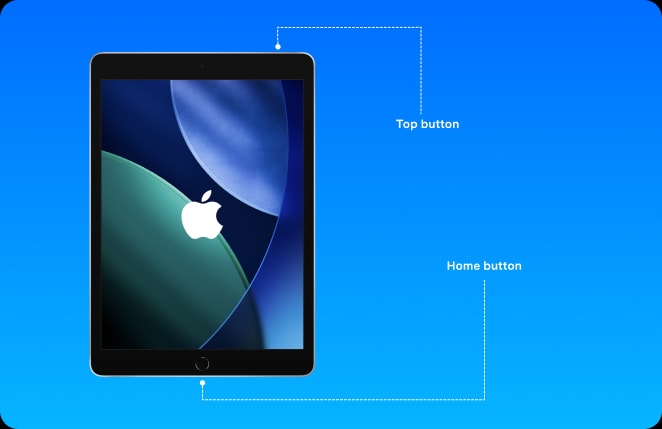 iPad Home and Top buttons