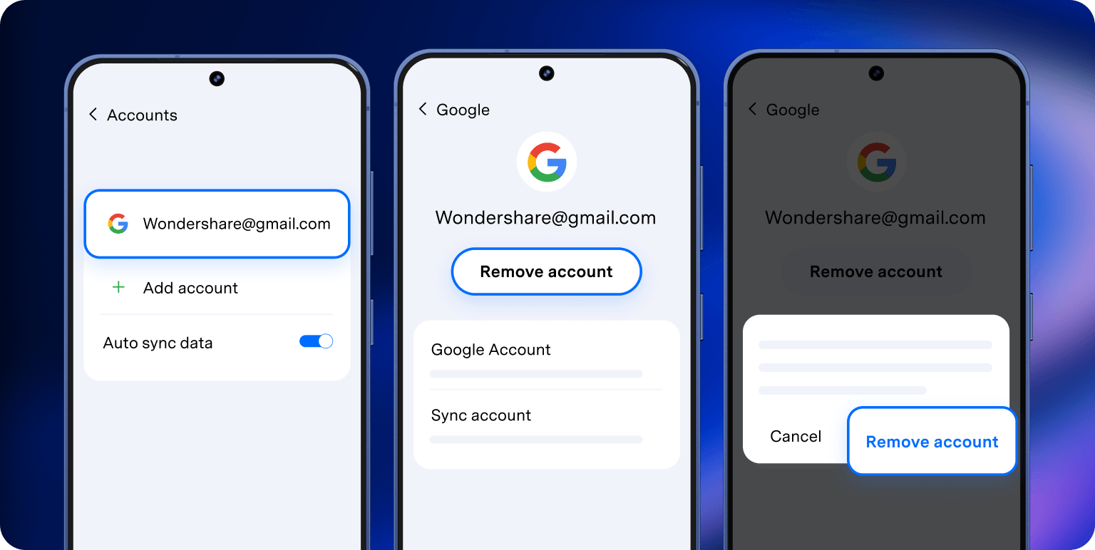Samsung Google account removal