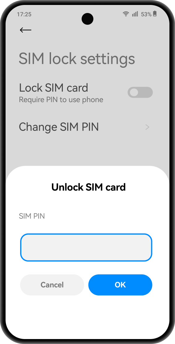 sim lock mi