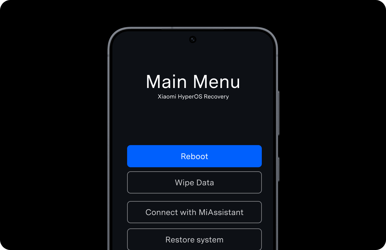 how to exit Mi recovery mode
