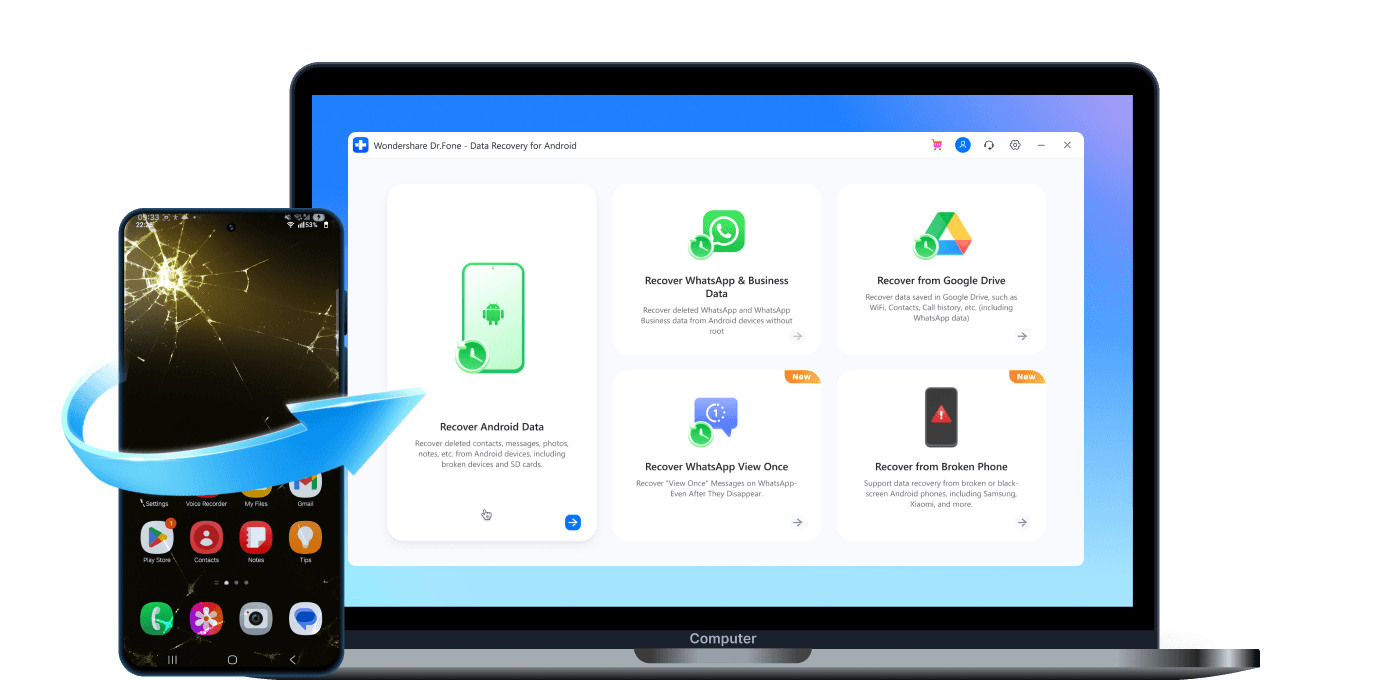 dr fone recovery app