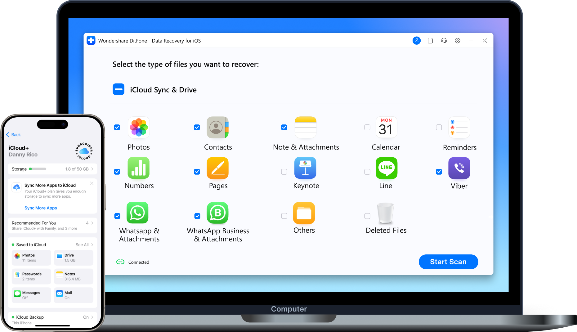  Recover iCloud-Synced Data & Drive Files