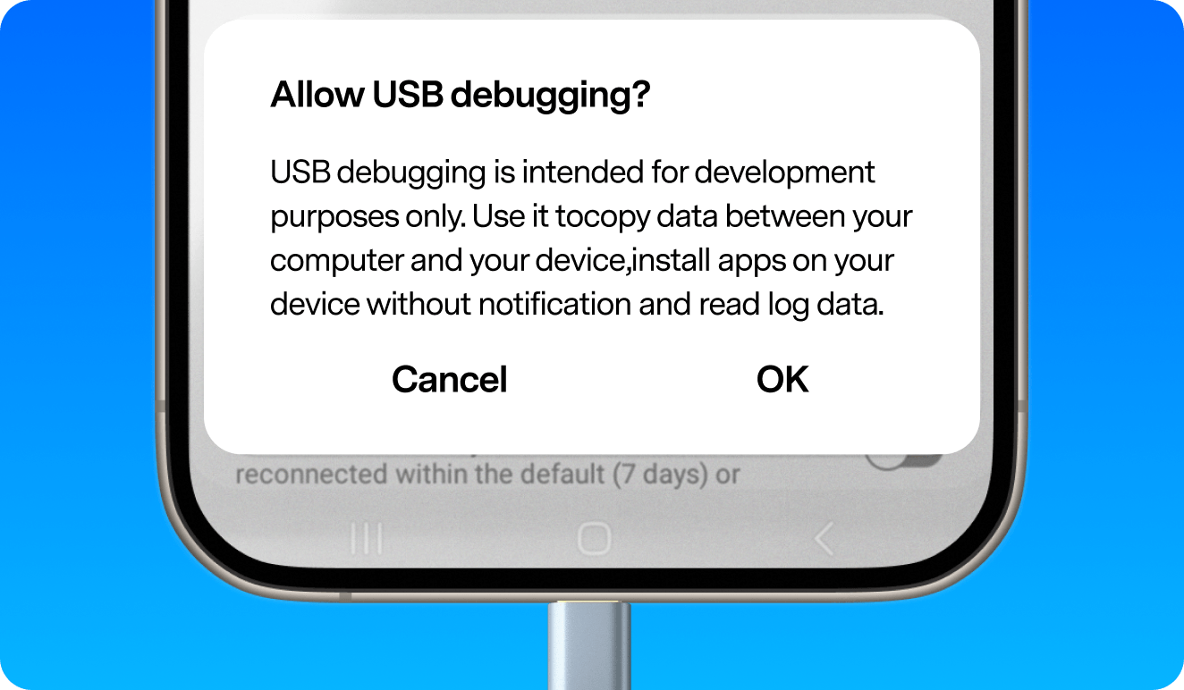 General Android USB debugging steps
